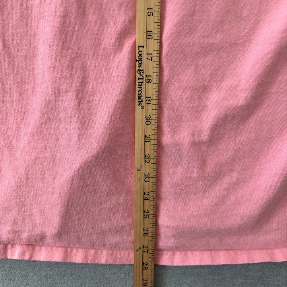Champion Mens Large Pink Mirrored Logo Short Sleeve Graphic T-Shirt Crew Neck - Picture 6 of 8